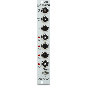 Doepfer A-151 Quad Sequential Switch Eurorack Module - Standard Edition