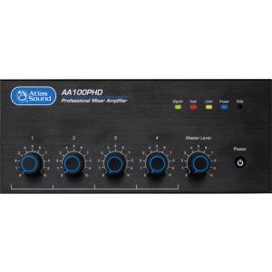 AtlasIED AA100PHD 4-input 100-watt Mixer Amp