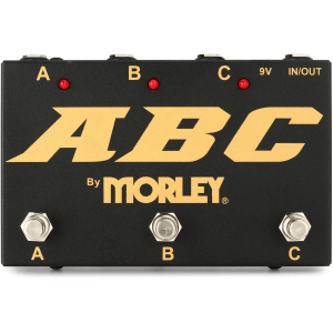 Morley Gold Series ABC 3-button Switcher/Combiner Pedal