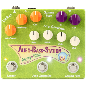 Analog Alien Alien Bass Station (ABS) Compressor / Amp Generator / Fuzz Bass Pedal