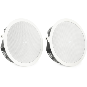 QSC AcousticDesign AD-C6T-LP 6.5-inch 2-way Low-profile Ceiling Speaker - White