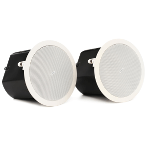 QSC AcousticDesign AD-C6T-WH 6.5-inch Ceiling-mount Speaker - White (Pair)