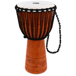 Meinl Percussion African Style Rope-tuned Djembe - 10 inch - Light Brown with Gig Bag