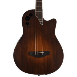 Ovation Applause AEB4-7S Mid-depth Acoustic-electric Bass - Honeyburst Satin