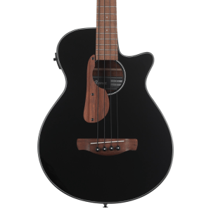 Ibanez AEGB24E AEG Acoustic-electric Bass Guitar - Black High Gloss