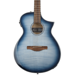 Ibanez AEWC400 Acoustic-Electric Guitar - Indigo Blue Burst High Gloss