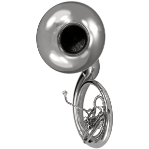 Adams MSP1TS Sousaphone - Silver-plated with Case