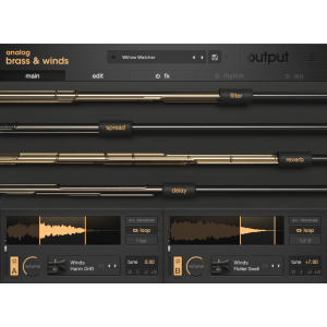Output Analog Brass and Winds Virtual Instrument
