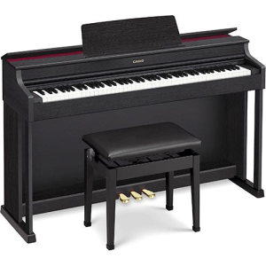 Casio AP-470 Celviano Digital Upright Piano with Bench - Black