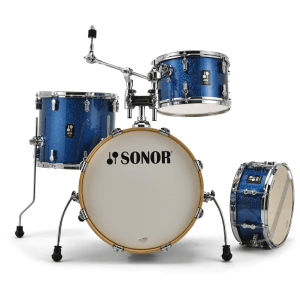 Sonor AQX Jazz 4-piece Shell Pack - Blue Ocean Sparkle