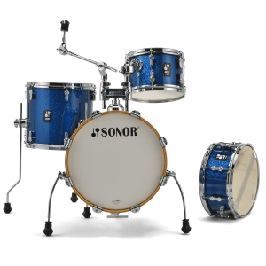Sonor AQX Jungle 4-piece Shell Pack - Blue Ocean Sparkle