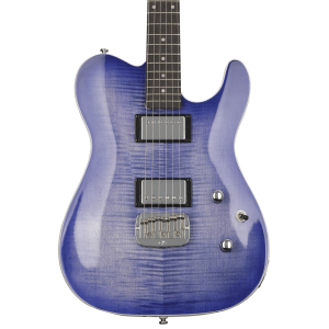 G&L Tribute ASAT Deluxe Carved Top Electric Guitar - Bright Blueburst