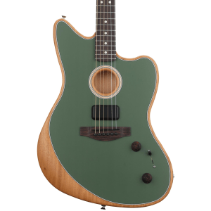 Fender Acoustasonic Player Jazzmaster Acoustic-electric Guitar - Antique Olive