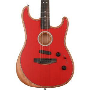 Fender American Acoustasonic Stratocaster Acoustic-electric Guitar - Dakota Red