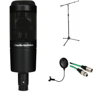 Audio-Technica AT2035 Vocalist Bundle with Stand and Cable