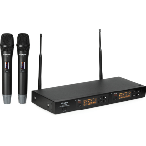 Airwave Technologies AT-4210-B Dual Channel Handheld Wireless Microphone System