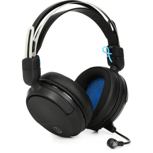 Audio-Technica GL3BK Closed-back Gaming Headset with Mic, 3.5mm
