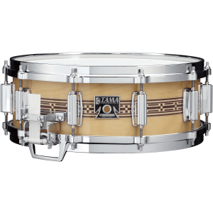Tama 50th Limited Mastercraft Artwood Snare Drum - 5 x 14-inch - Natural with Wood Inlay