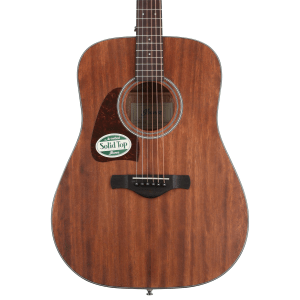 Ibanez AW54 Left-Handed Acoustic Guitar - Open Pore Natural