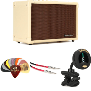 Blackstar Acoustic:Core 30 2x15-watt 2x5" Combo Amp Essentials Bundle