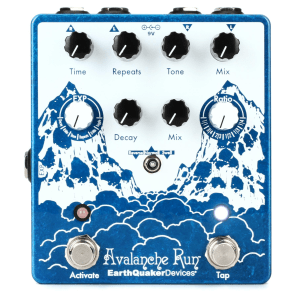 EarthQuaker Devices Avalanche Run V2 Delay and Reverb Pedal