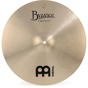 Meinl Cymbals Byzance Traditional Medium Thin Crash Cymbal - 17 inch