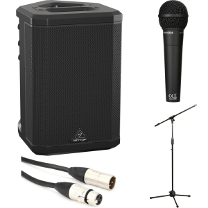 Behringer B1C 200W All-in-One Portable PA System and XM8500 Mic Bundle