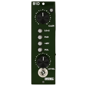 Burl Audio B1D 500 Series Microphone Preamp with BX4 Iron Output Transformer