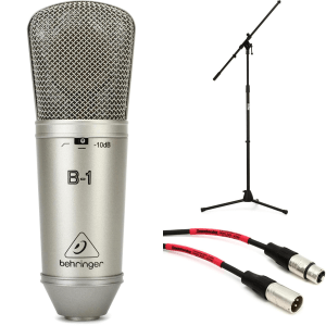 Behringer B-1 Large-diaphragm Condenser Microphone Bundle with Stand and Cable