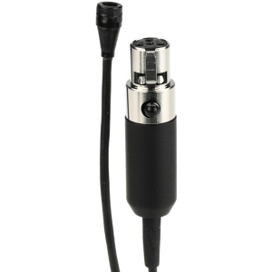 Countryman B3 Omnidirectional Lavalier Microphone - Standard Sensitivity with TA4F Connector for Shure Wireless - Black