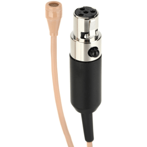 Countryman B3 Omnidirectional Lavalier Microphone - Standard Sensitivity with TA4F Connector for Shure Wireless - Tan