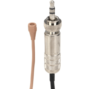 Countryman B3 Omnidirectional Lavalier Microphone - Standard Sensitivity with Locking 3.5mm Connector for Sennheiser Wireless - Tan