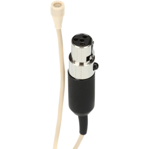 Countryman B3 Omnidirectional Lavalier Microphone - Low Sensitivity with TA4F Connector for Shure Wireless - Light Beige