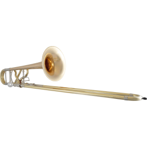 Bach A47XPS Peter Steiner Signature Professional Trombone - F Attachment - Artisan X Wrap - Clear Lacquer