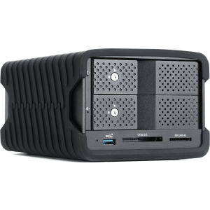 Glyph Blackbox Pro RAID 24TB USB-C Desktop Hard Drive with Hub - Black
