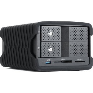 Glyph Blackbox Pro RAID 40TB USB-C Desktop Hard Drive with Hub - Black