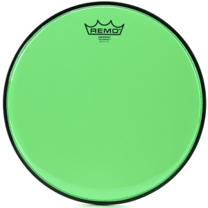 Remo Emperor Colortone Green Drumhead - 12 inch