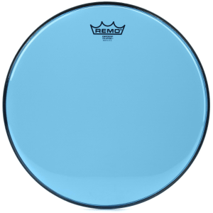 Remo Emperor Colortone Blue Drumhead - 14 inch