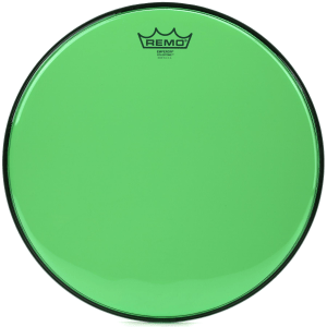 Remo Emperor Colortone Green Drumhead - 14 inch