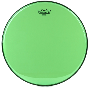 Remo Emperor Colortone Green Drumhead - 16 inch