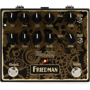 Friedman BE-OD Deluxe Dual Overdrive Pedal - Clockworks Edition Sweetwater Exclusive