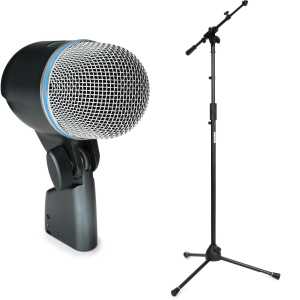 Shure Beta 52A Supercardioid Dynamic Kick Drum Microphone with Tripod Stand