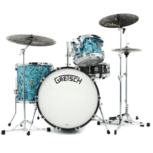 Gretsch Drums Broadkaster 3-piece Shell Pack - Turquoise Pearl Nitron