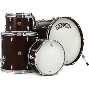 Gretsch Drums Broadkaster BK-R424 4-piece Shell Pack - Satin Walnut Glaze