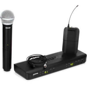 Shure BLX1288/CVL Dual Channel Wireless Combo System - H11 Band