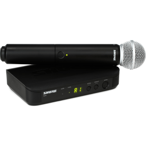 Shure BLX24/SM58 Wireless Handheld Microphone System - H10 Band