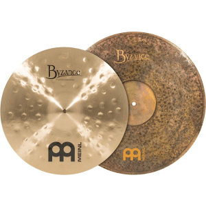 Meinl Cymbals Byzance Mixed Crash Pack - 18 inch and 20 inch, Hammered Traditional and Thin Extra Dry