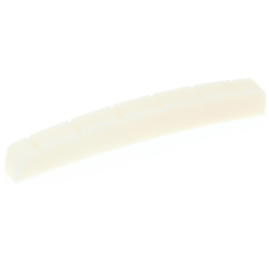 AllParts BN-0206-000 Slotted Bone Nut with Radius for Fender Guitar