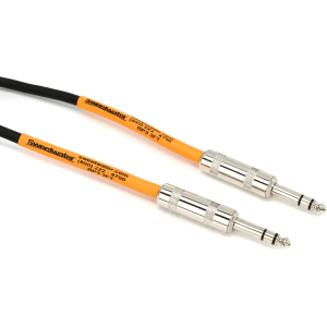 Pro Co BP-3 Excellines Balanced Patch Cable - 1/4-inch TRS Male to 1/4-inch TRS Male - 3 foot