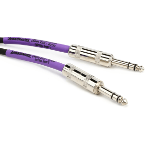 Pro Co BP-50 Excellines Balanced Patch Cable - 1/4-inch TRS Male to 1/4-inch TRS Male - 50 foot
